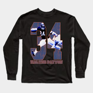 Walter Payton Chicago Game Long Sleeve T-Shirt